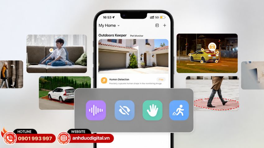 Cruiser SC tích hợp AIgo Play với nhiều tính năng nhận diện và phân tích sự kiện thông minh
