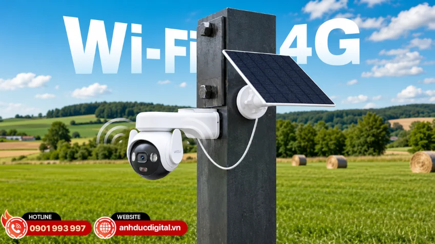 Imou AOV PT 5MP IPC-B7ED-5M0TEA-EU/FSP14 là dòng camera wifi hỗ trợ kết nối kép Wifi 2.4GHz và 4G LTE