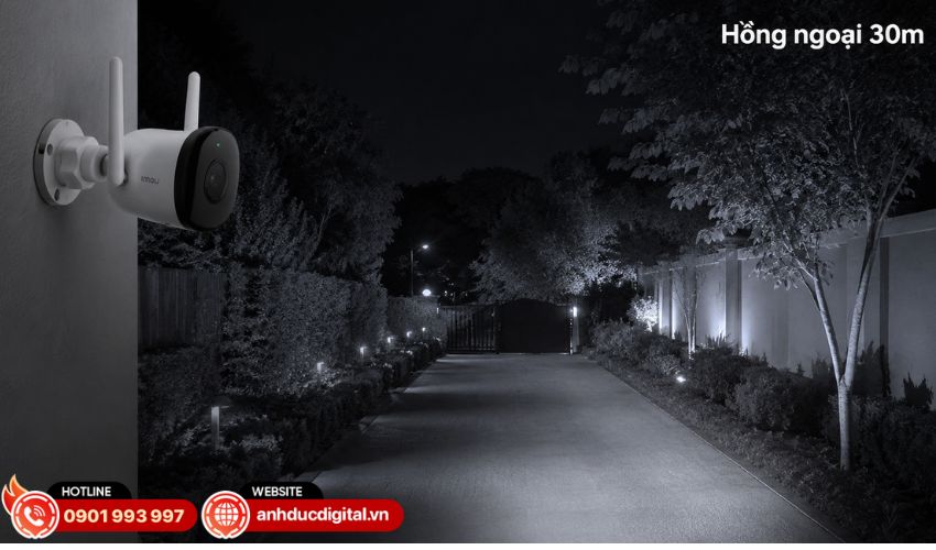 Quan sát ban đêm với tầm nhìn lên đến 30m