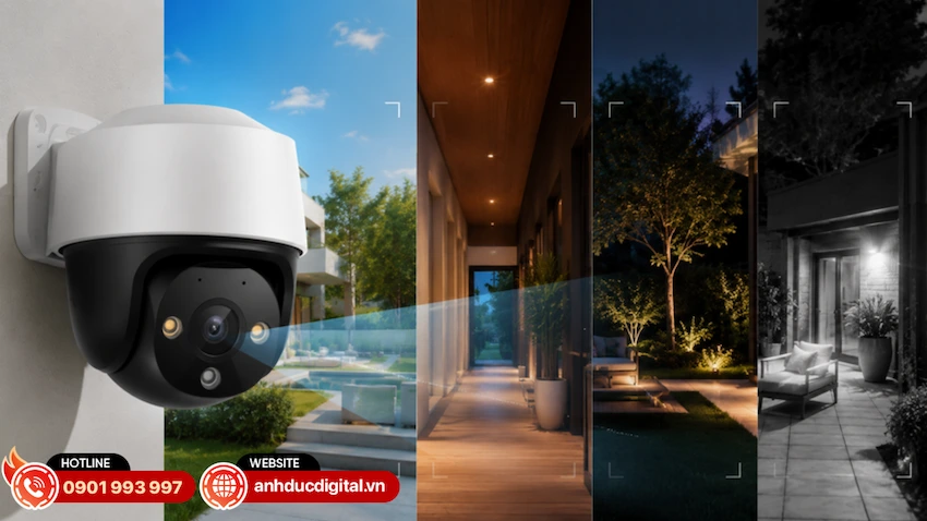 Camera Imou IPC-S21FAP 2MP tích hợp công nghệ ICR, DWDR, AWB và giảm nhiễu, ghi lại hình ảnh rõ nét