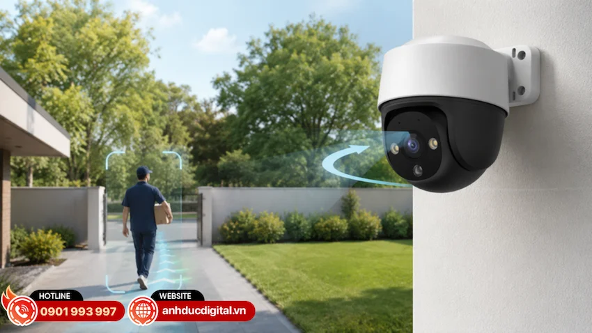 Camera Imou IPC-S21FAP 2MP tích hợp Smart Tracking, tự động xoay và bám theo đối tượng di chuyển