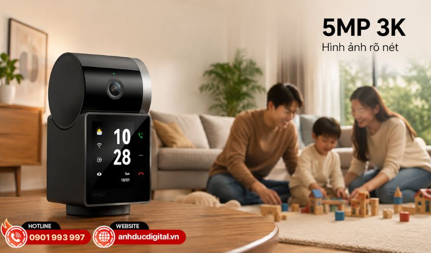 H&igrave;nh ảnh 5MP 3K r&otilde; n&eacute;t, quan s&aacute;t chi tiết hơn