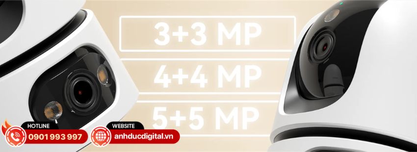 Mỗi ống k&iacute;nh của Ranger Dual Pro 6MP đạt độ ph&acirc;n giải 3MP (2304 &times; 1296) 