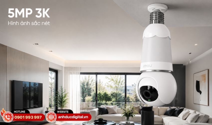 H&igrave;nh ảnh 5MP 3K r&otilde; n&eacute;t với độ ph&acirc;n giải 2880 &times; 1620