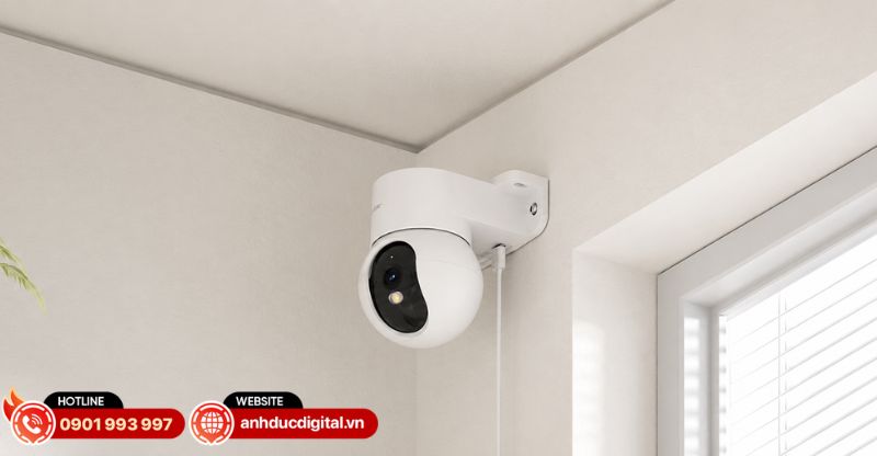 IMOU Ranger Mini 3MP hỗ trợ thẻ nhớ MicroSD l&ecirc;n đến 512GBm, nhỏ gọn dễ lắp đặt