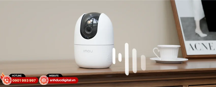 IPC-A32P-PRO c&oacute; khả năng đ&agrave;m thoại hai chiều với chất lượng &acirc;m thanh r&otilde; r&agrave;ng