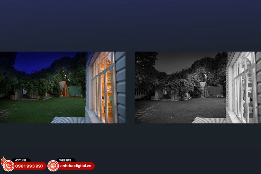 Tầm nhìn ban đêm với màu sắc sống động