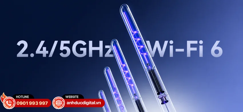 Đầu ghi Imou NVR-N110W-8A0E được trang bị Wi-Fi 6 băng tần k&eacute;p