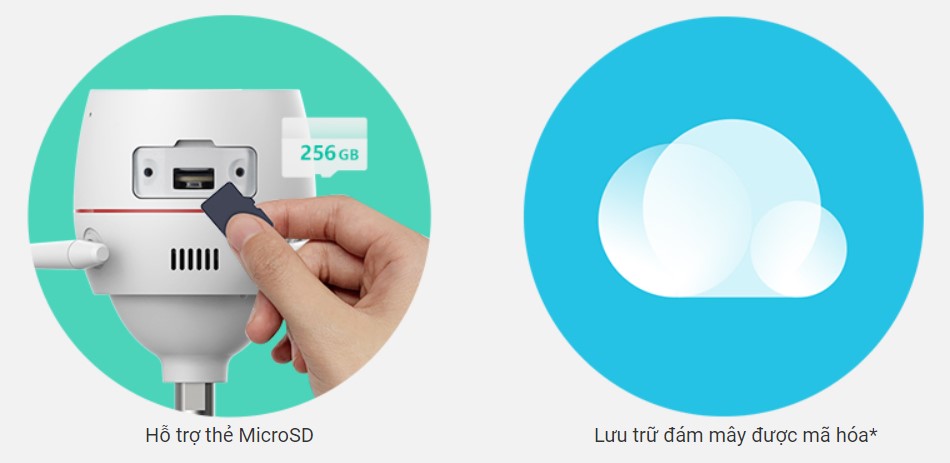 Lưu trữ video cục bộ hoặc trên đám mây