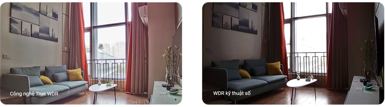 Chất lượng hình ảnh rõ nét với Công nghệ True-WDR