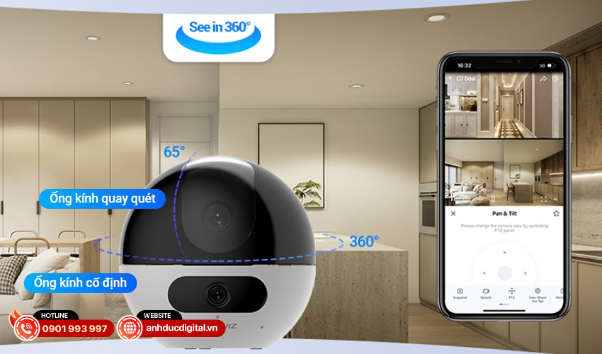Camera wifi Ezviz C7 Dual 4MP 5-1