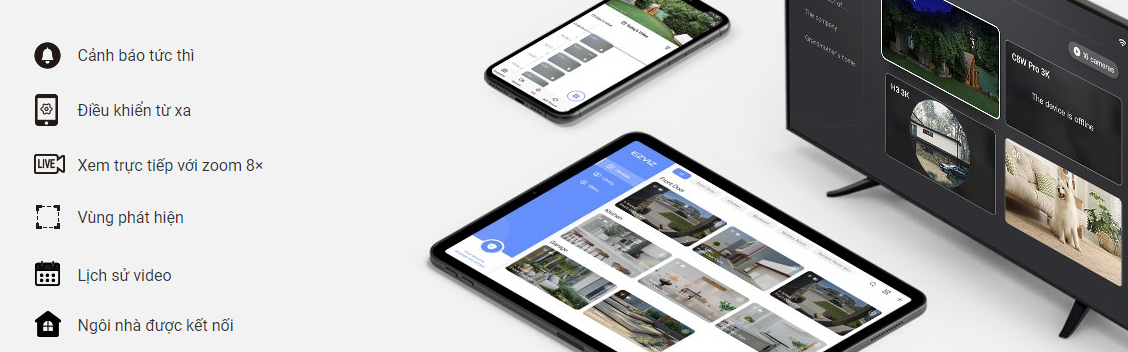 Camera Wifi Ezviz H3 3K 12
