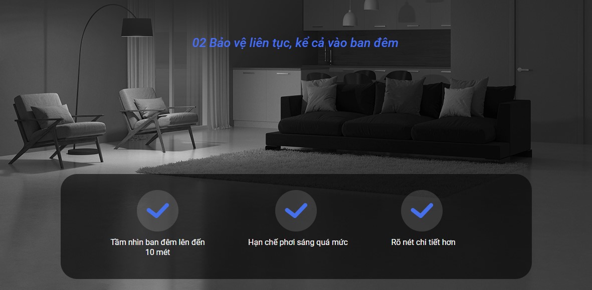 Bảo vệ liên tục, kể cả vào ban đêm