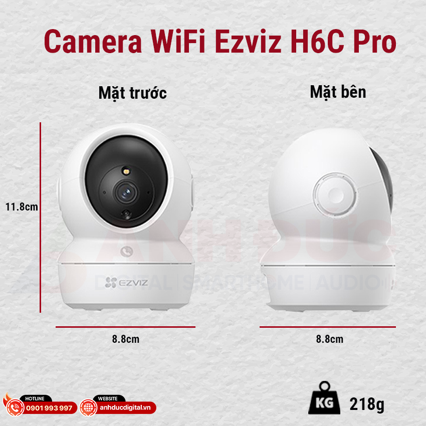 Camera WiFi Ezviz H6C Pro 15
