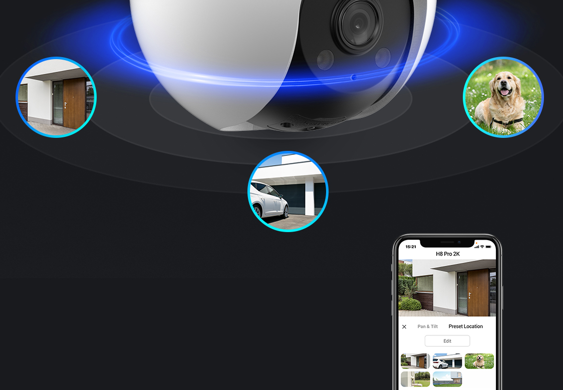 Camera Wifi Ezviz H8 2K 5