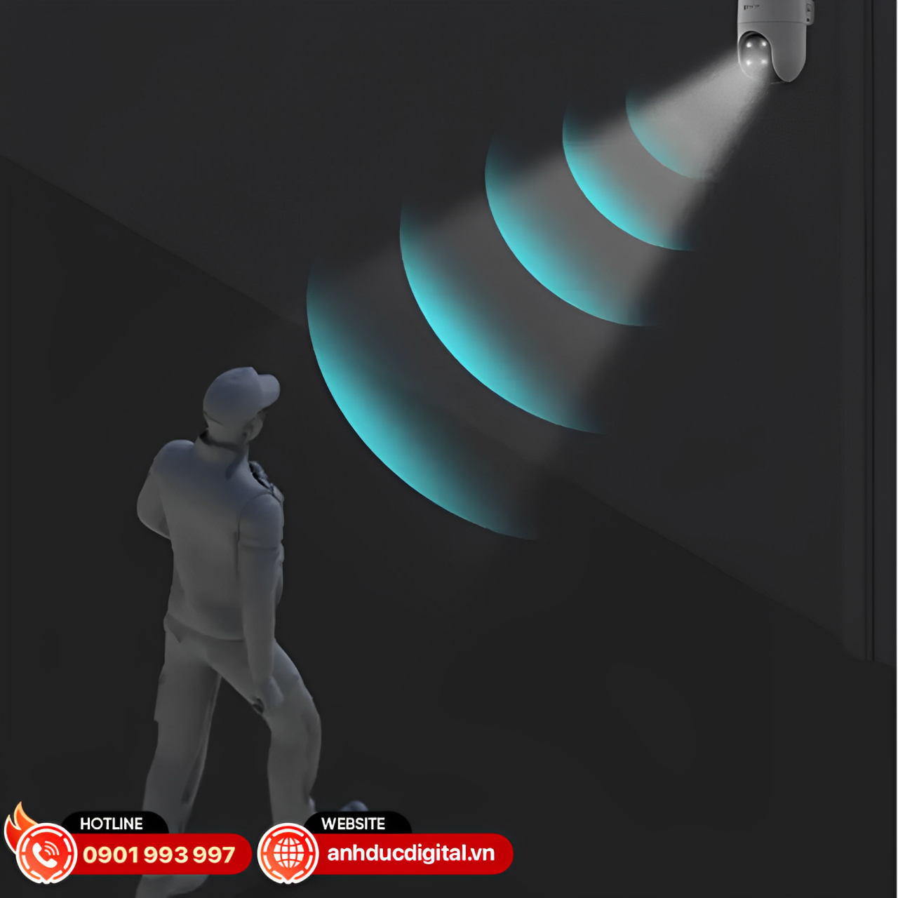 Camera-WiFi-EZVIZ-H8C-2K-4MP-4