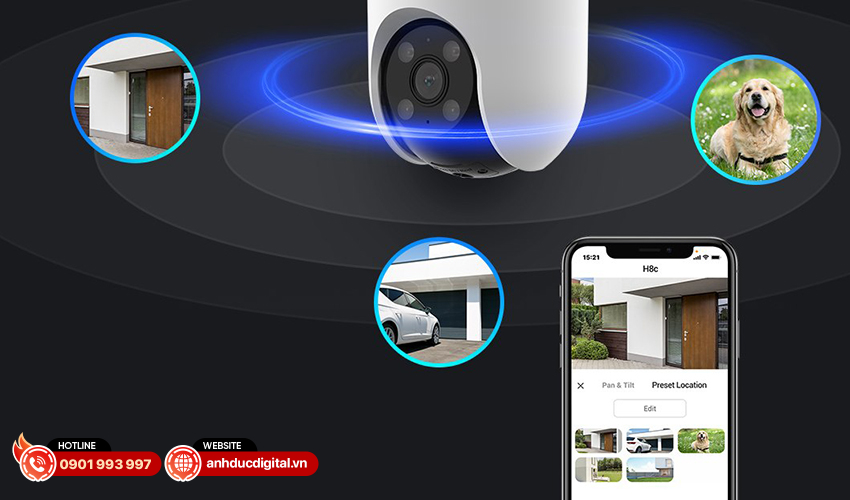 Camera WiFi EZVIZ H8C 3MP 4