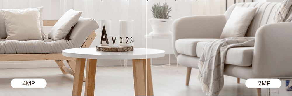 Ghi lại mọi ngóc ngách ở độ phân giải 4MP