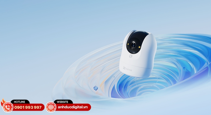 Camera Ezviz C6N G1 3K sở hữu thiết kế hiện đại, tối giản