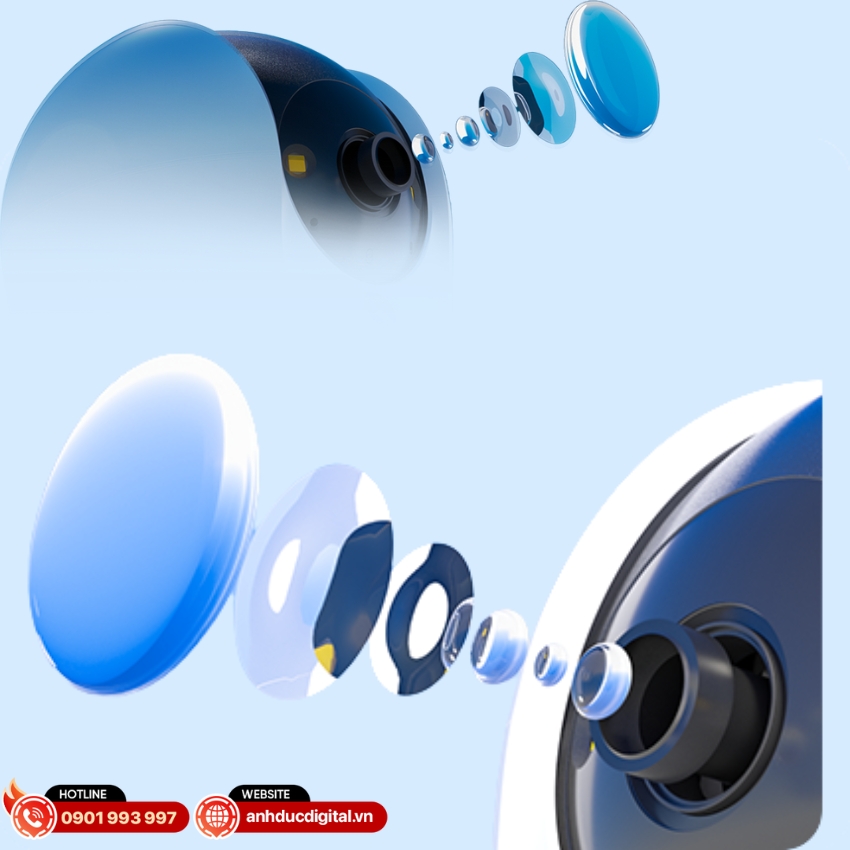 Ezviz C6N G1 3K là camera wifi được trang bị cảm biến CMOS 1/3 inch và độ phân giải 3K