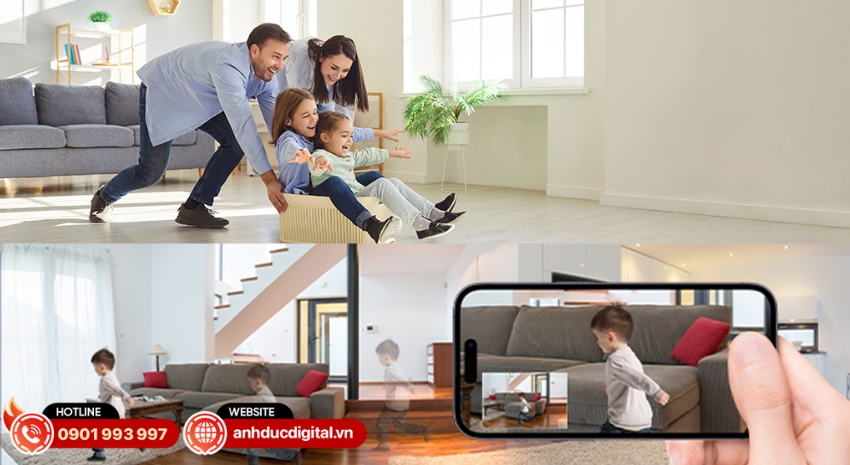 Camera Ezviz H6C G1 3K được tích hợp AI nhận diện người