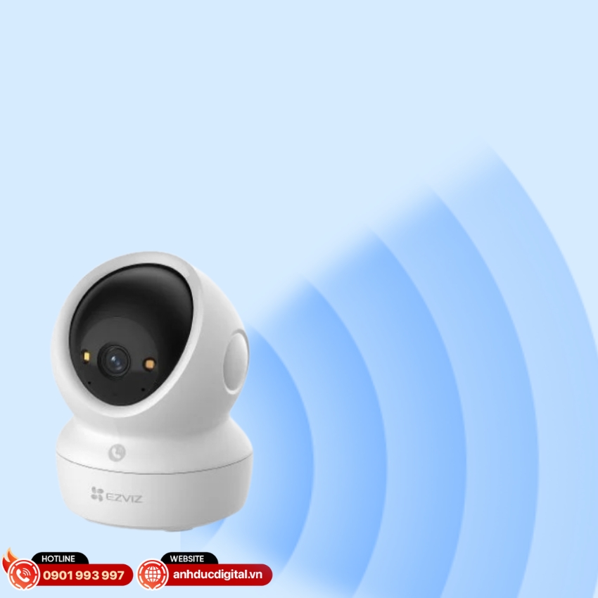 Ezviz H6C G1 3K hỗ trợ chuẩn Wi-Fi 6 hiện đại 