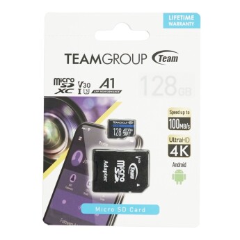 Thẻ nhớ TeamGroup Elite 128G UHS-I U3 V30 A1-TEAUSDX128GIV30A103 (Chính hãng)
