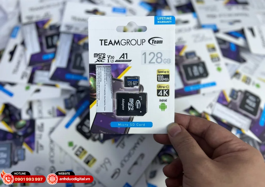 Thẻ nhớ TeamGroup Elite 128G UHS-I U3 V30