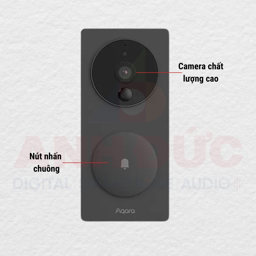 Thiết kế camera và nút nhấn chuông đối xứng của Aqara G4