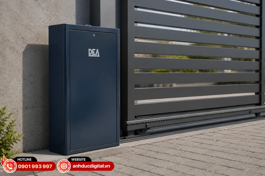 Motor cổng lùa DEA Gulliver/N/IB 2500kg được trang bị động cơ công suất 860W