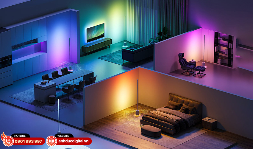 Govee RGBICWW Floor Lamp with Speaker 8