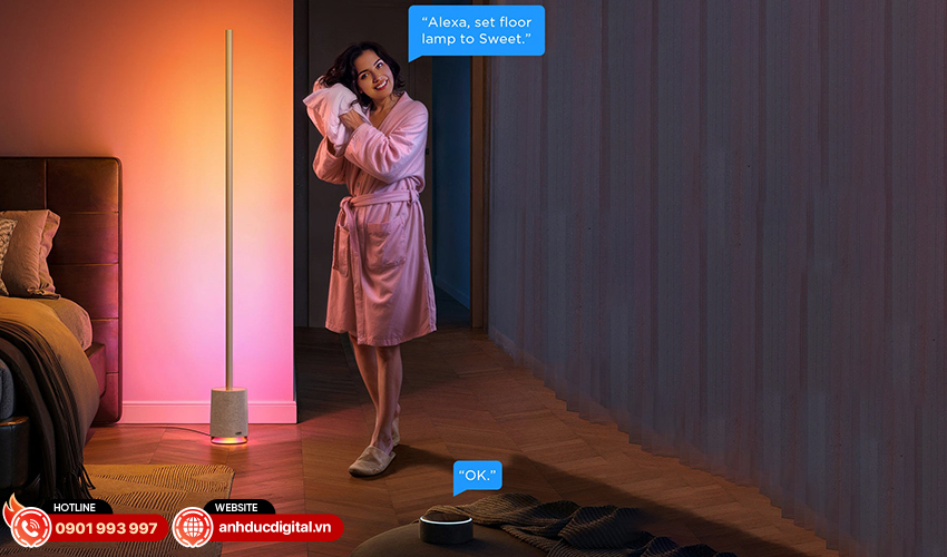 Govee RGBICWW Floor Lamp with Speaker 9