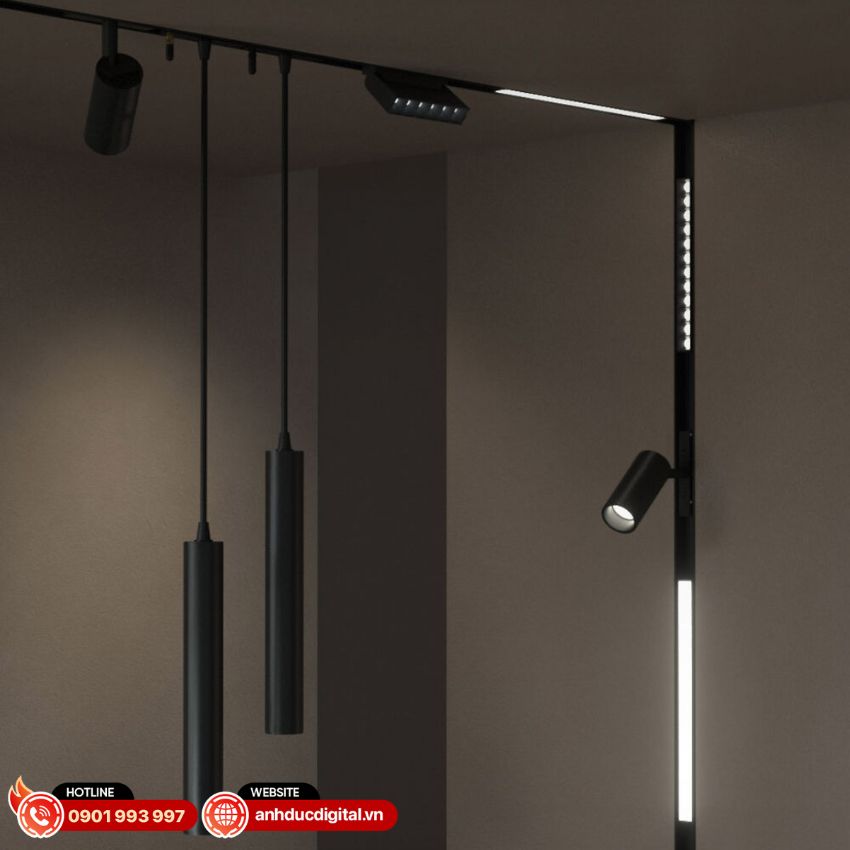 ứng dụng sản phẩm Đèn ray nam châm thông minh Aqara H1 Pro - 16W ánh sáng tỏa