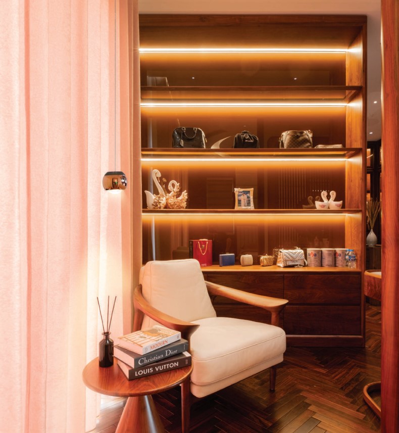 Ứng dụng của đèn thả Lumi Champagne