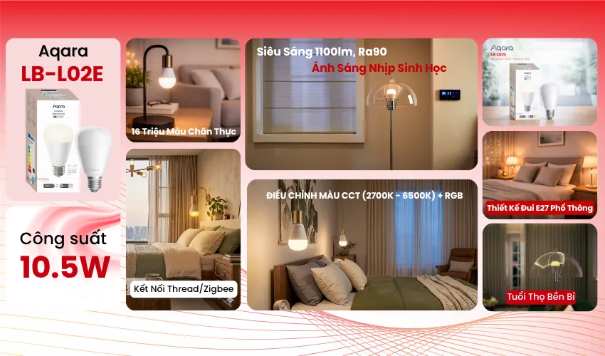 Đ&egrave;n LED Bulb T2 Aqara (LB-L02E)