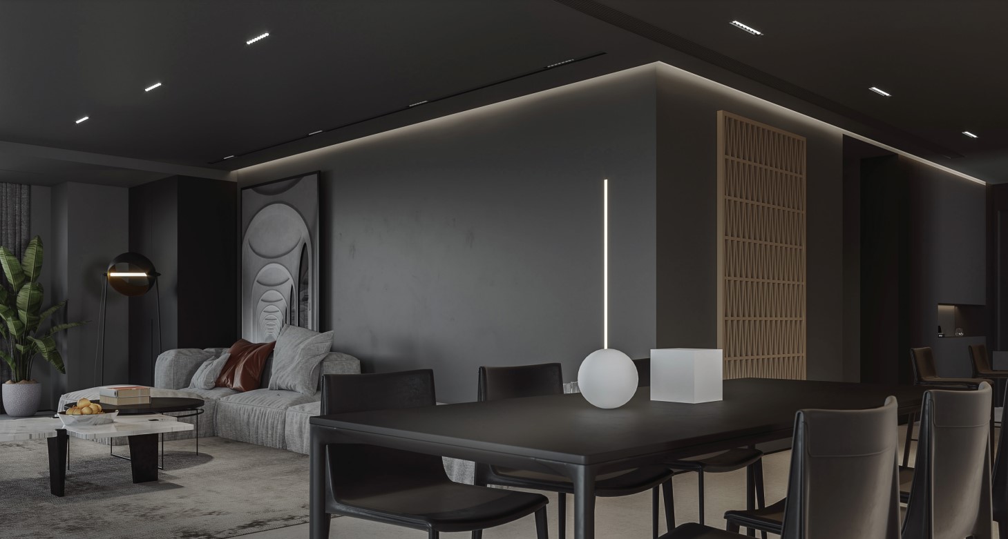 Ứng dụng của đèn linear spotlight âm trần