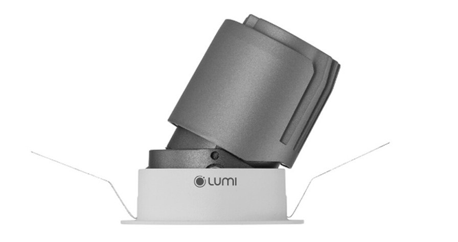 Đèn Lumi Spotlight âm trần 7w mặt elip, chỉnh hướng 05