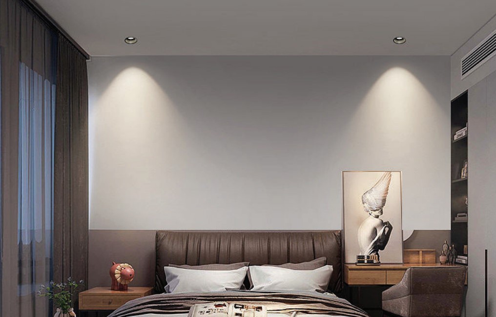 Đèn Lumi Spotlight âm trần 7w mặt elip, chỉnh hướng 09