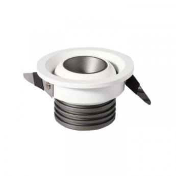 Đèn Lumi Mini Spotlight âm tủ 3w, chỉnh hướng LM-MRS3W/45-1A25