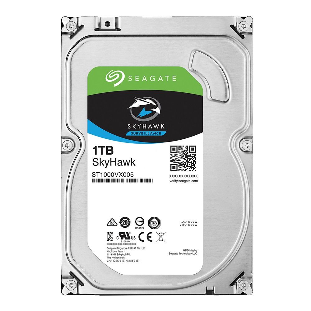 Ổ cứng Seagate SkyHawk 1TB 3.5” ST1000VX005