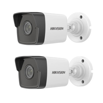 Trọn Bộ 4 Camera IP Hikvision 4MP - IP67 - Hồng ngoại 30M - Tích hợp Micro