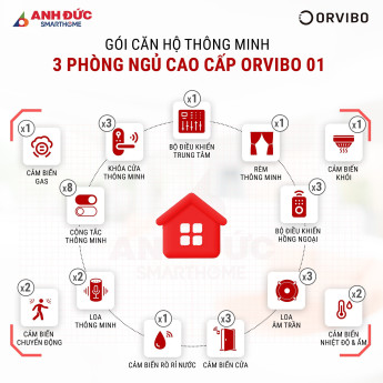 Gói Căn Hộ Thông Minh 3 Phòng Ngủ Cao Cấp Orvibo 01