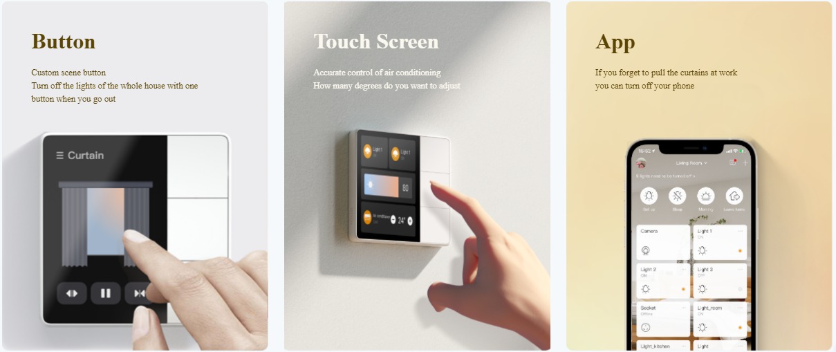 Bảng điều khiển thông minh Orvibo Mixpad Genie V51XW 2