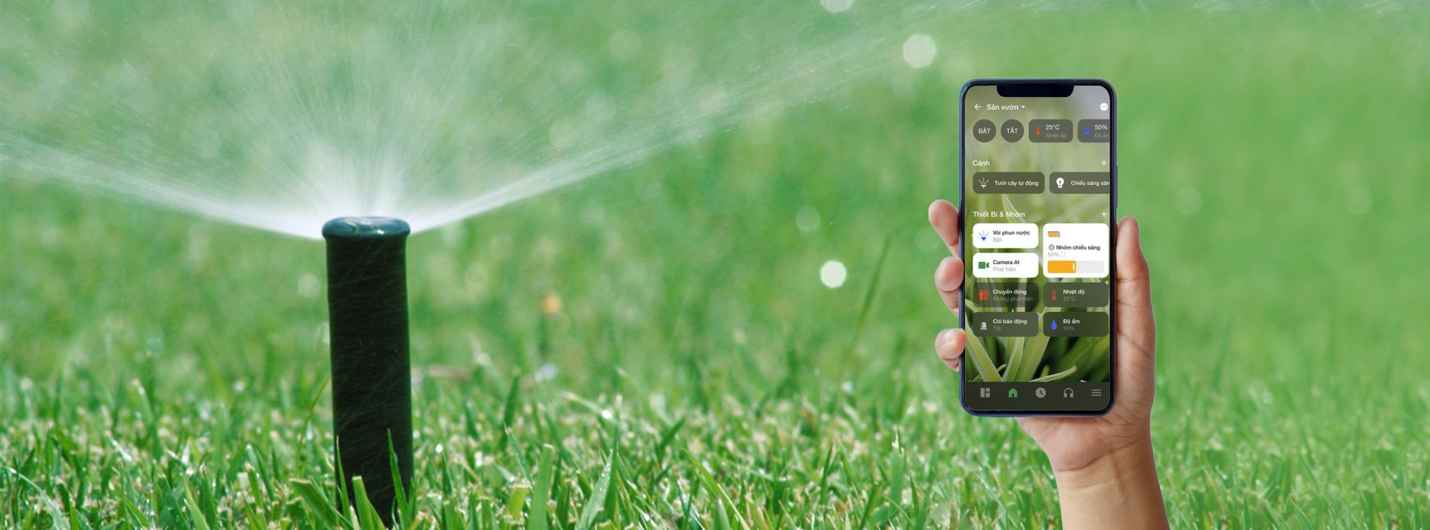 Hệ thống tưới cây tự động