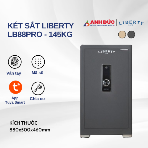 Két sắt thông minh Liberty LB88PRO - 145kg | Gray