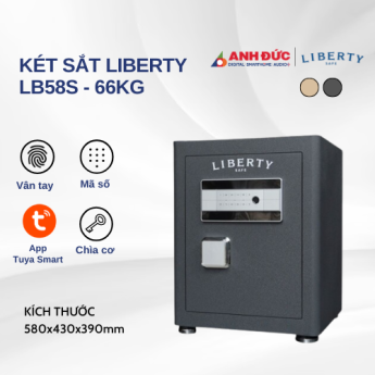 Két sắt thông minh Liberty LB58S - 66kg | Gray