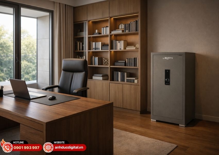 K&eacute;t sắt Liberty LB1000 Pro kết nối điện thoại quản l&yacute; từ xa