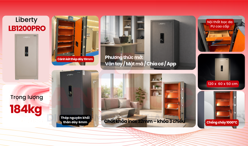 K&eacute;t sắt Liberty LB1200 Pro