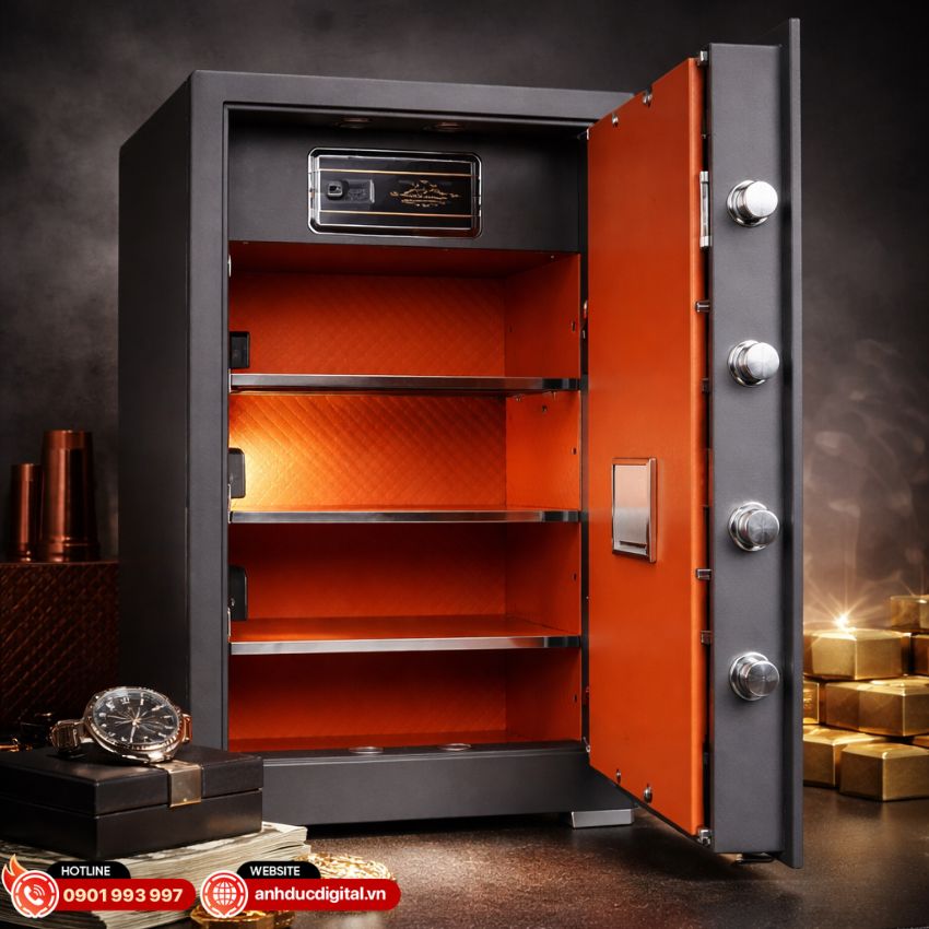 k&eacute;t sắt v&acirc;n tay Liberty LB1200S thiết kế sang trọng