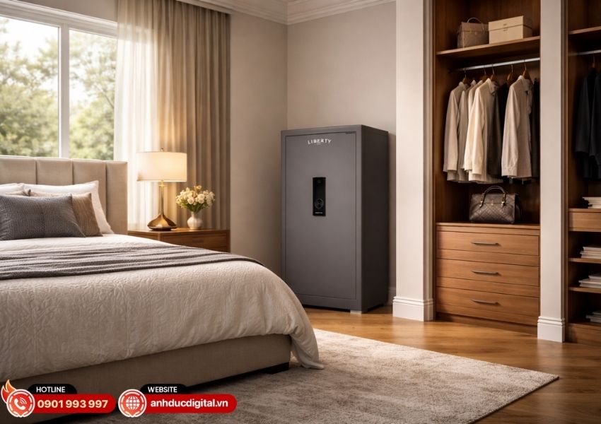 Mở kh&oacute;a v&acirc;n tay v&agrave; App WiFi Liberty LB1500 Pro